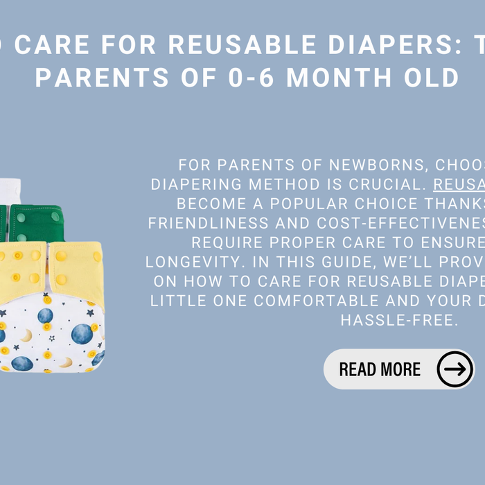 How To Care For Reusable Diapers: Tips For Parents Of 0-6 Month Old