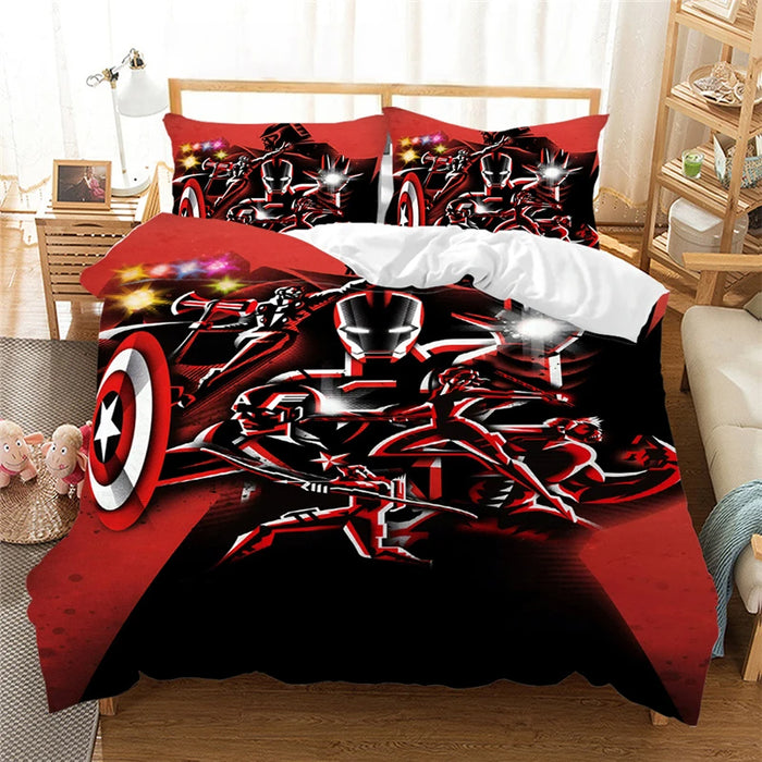 3D Marvel Avenger Bedding Sets