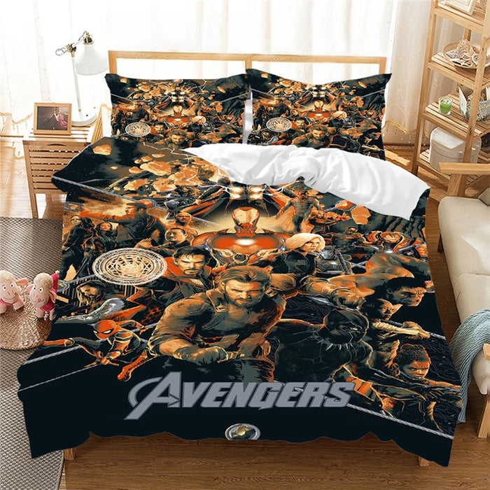 3D Marvel Avenger Bedding Sets