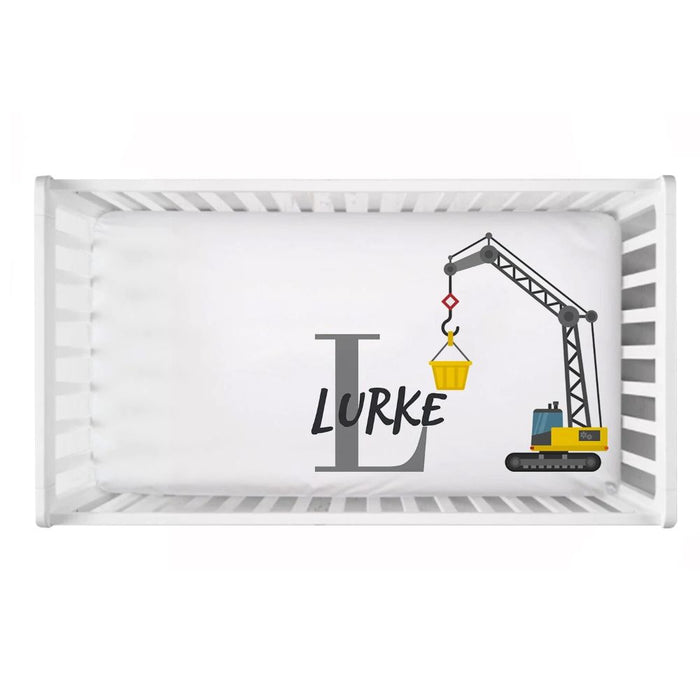 3 Piece Construction Crane Vehicle Bedding Set