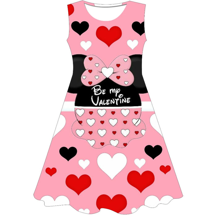 Cartoon Graphic Sleeveless Costume Dress