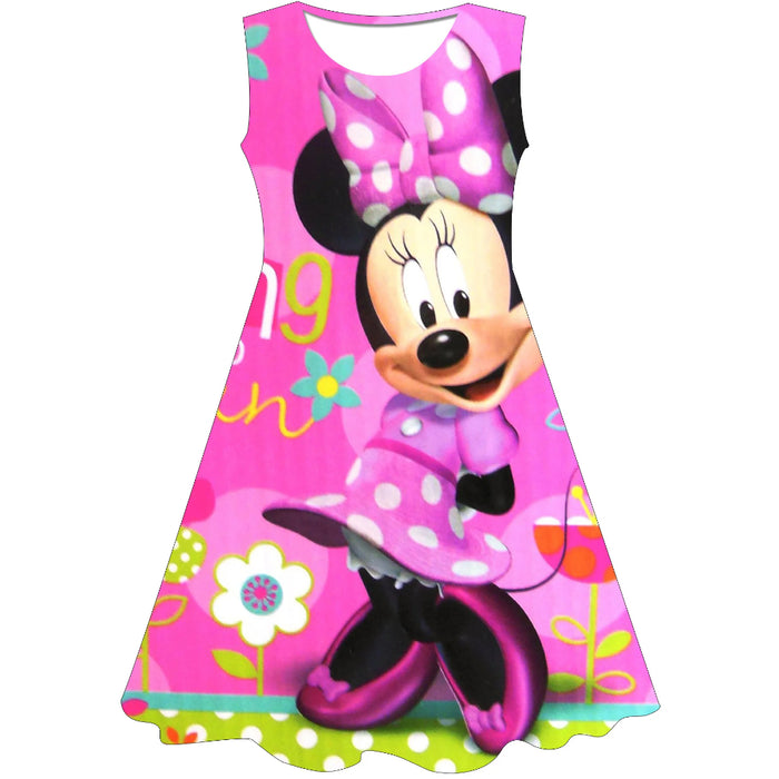 Cartoon Graphic Sleeveless Costume Dress