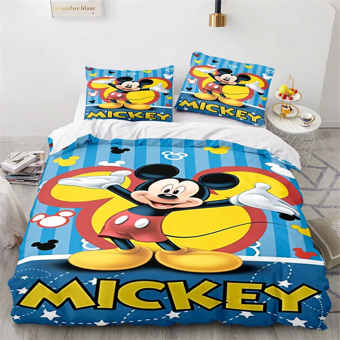 Cartoon Mickey Mouse Bedding Set