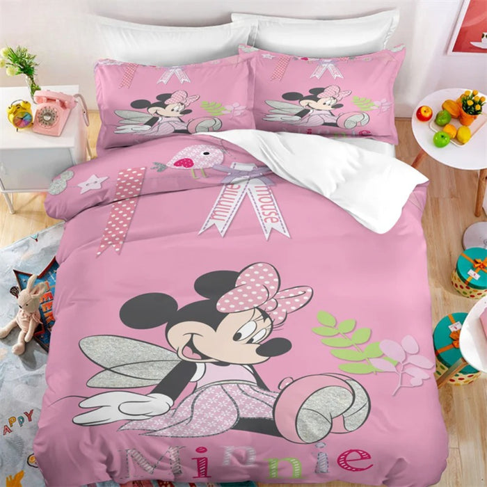 Cartoon Mickey Mouse Bedding Set