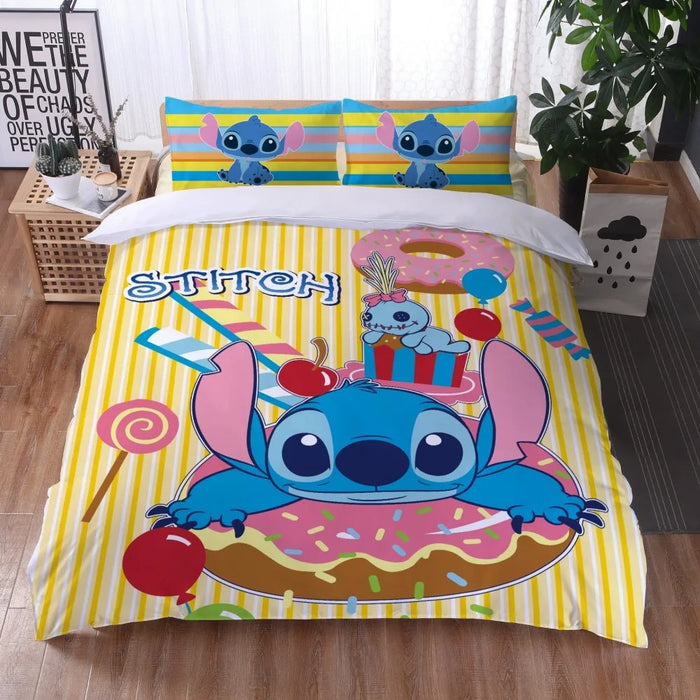 Cartoon Printed Bed Set