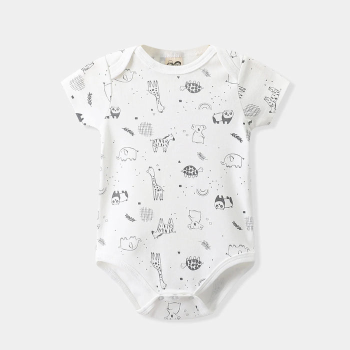 Animated Cartoons Print Rompers