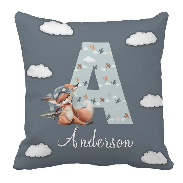 Custom Name Airplane Bedding Set