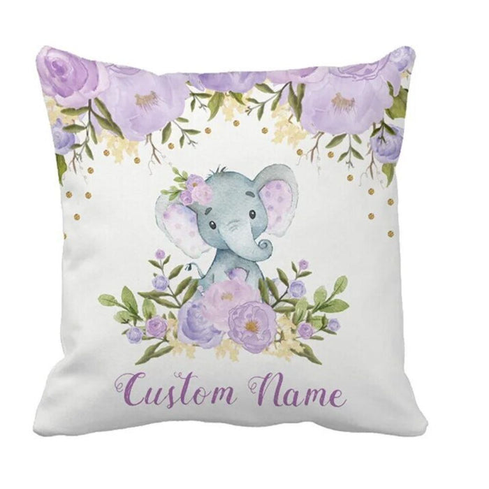 3 Piece Flower Elephant Crib Bedding Set