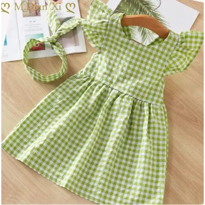 Gingham Check Summer Dress