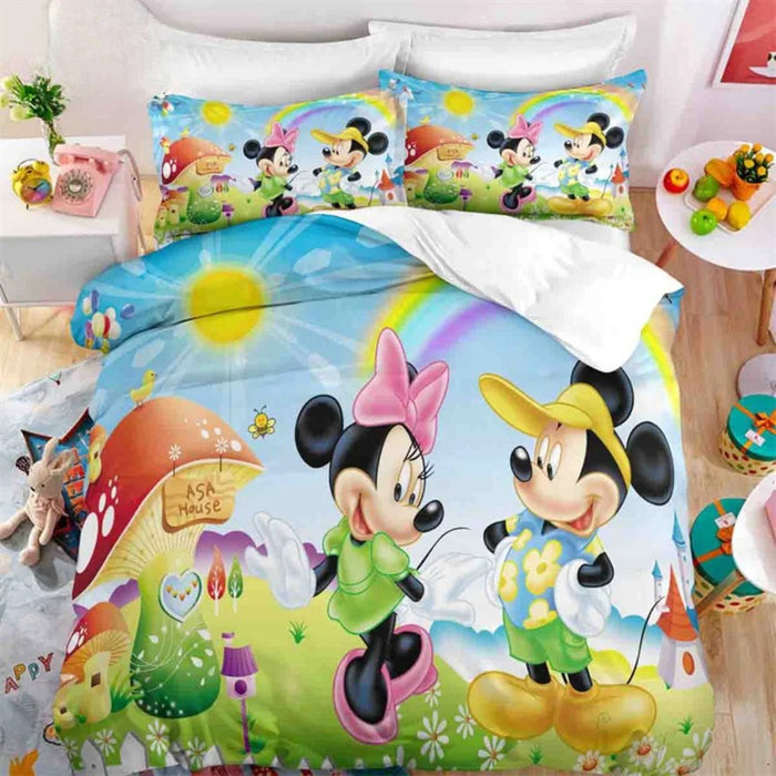 Mickey Minnie Mouse Bedding Set