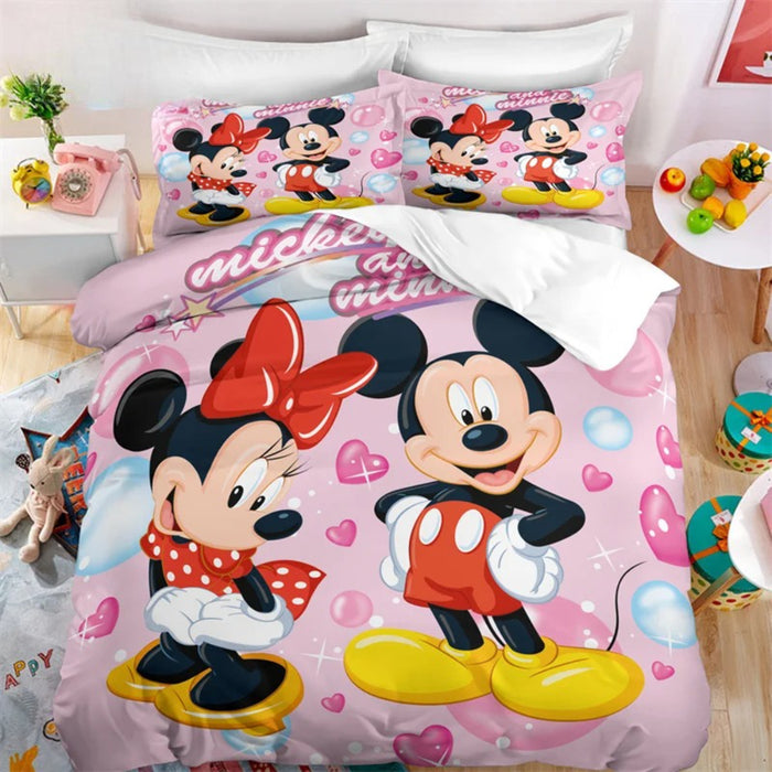 Mickey Minnie Mouse Bedding Set