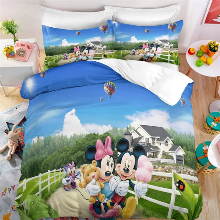 Mickey Mouse Printed Bedding Set