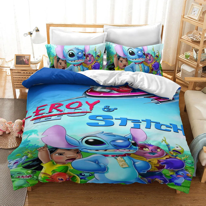 Printed Bedroom Bedding Set