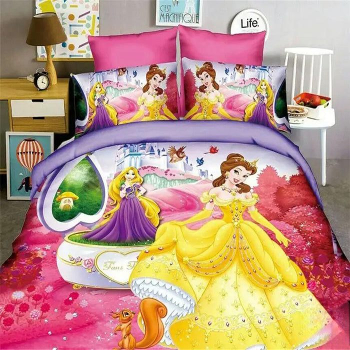 Rapunzel Printed Princess Bedding Set