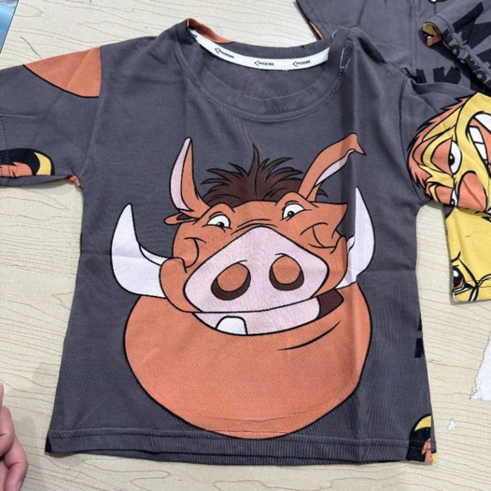 Short Sleeve Basic Tops Cartoon T Shirt