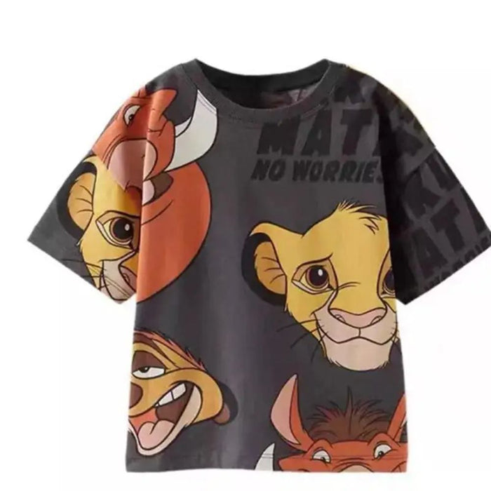 Short Sleeve Basic Tops Cartoon T Shirt