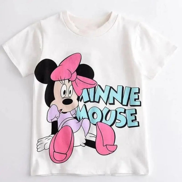 Short Sleeve Basic Tops Cartoon T Shirt