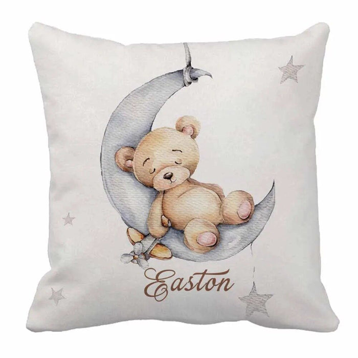 3 Piece Sleeping Bear Custom Name Crib Bedding Set