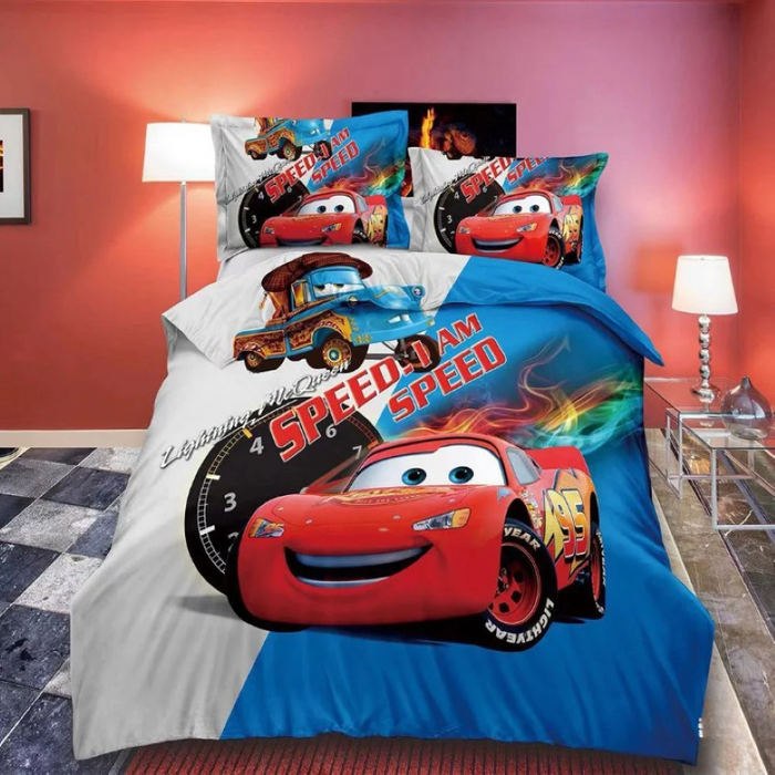 Textile Cars Cartoon Bedding Set