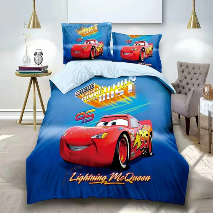 Textile Cars Cartoon Bedding Set