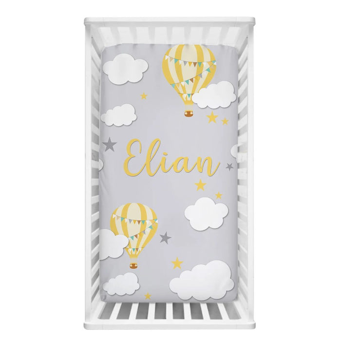 3 Piece Cloud And Hot Air Balloon Bedding Set