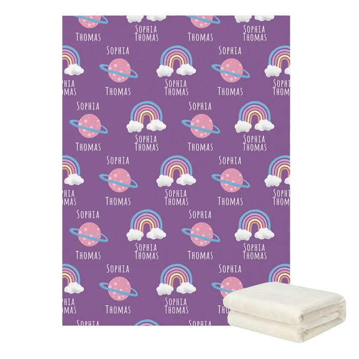 Personalized Mystical Unicorn Blanket