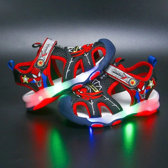 Spiderman LED Light Casual Sandal