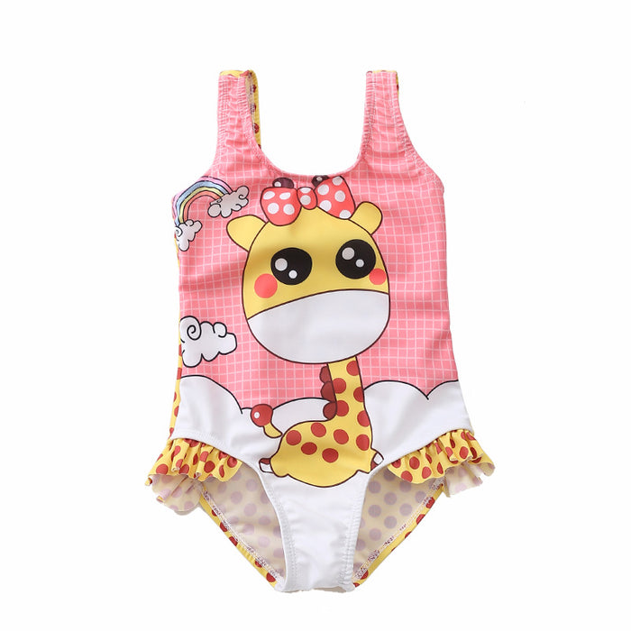 Baby Infant One-piece Swim Wear For Girls