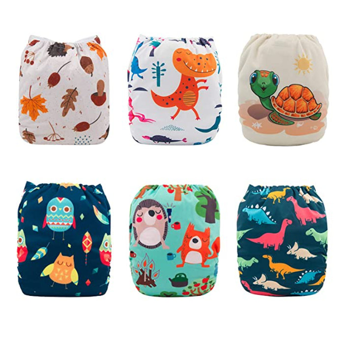 Reusable Cloth Diapers For Baby Girls And Boys