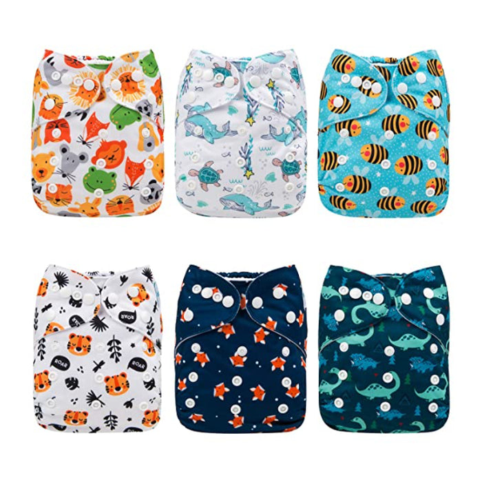 Reusable Cloth Diapers For Baby Girls And Boys