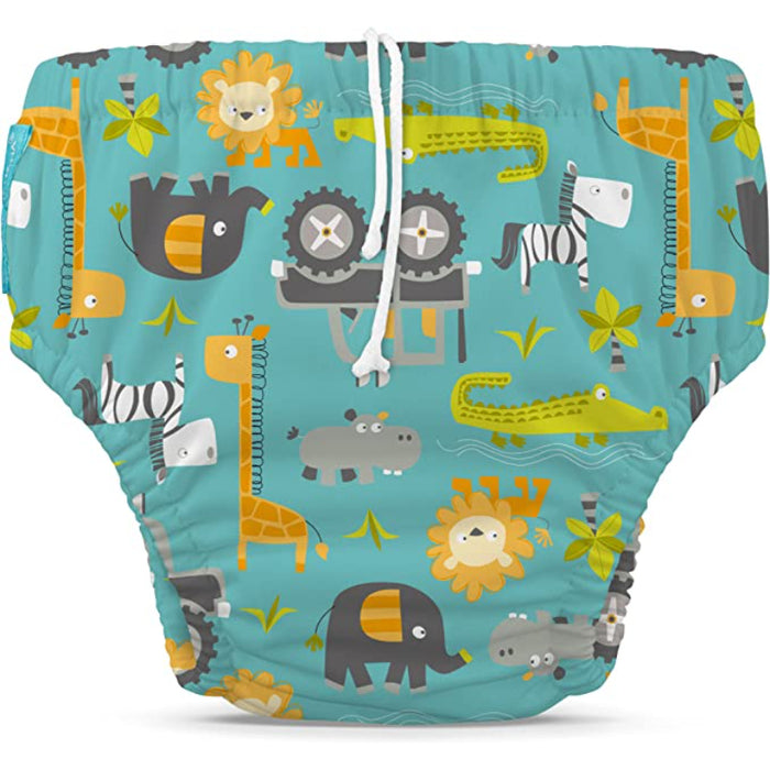 Reusable Swim Diaper With Adjustable Drawstring, Soft And Snug Fit To Prevent Leaks