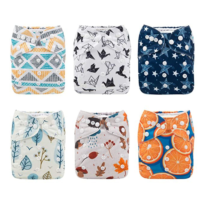 Reusable Cloth Diapers For Baby Girls And Boys