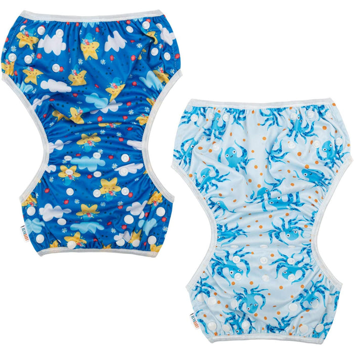 Baby Swim Diapers Reusable Washable & Adjustable For Swimming Lesson & Baby Shower Gifts Baby Boy And Girl