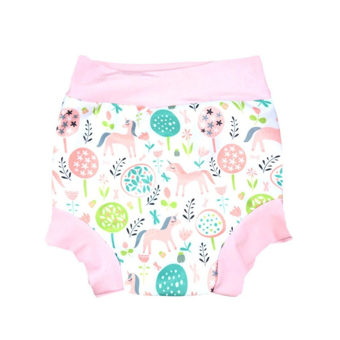 Leakproof Newborn Baby High Waist Printed Swimming Diaper