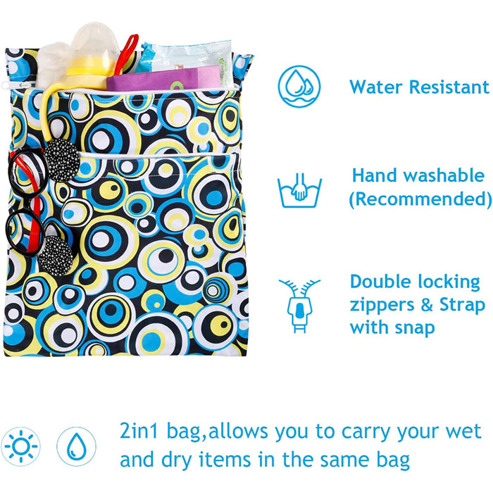 Waterproof Reusable Wet Bag For Cloth Diapers