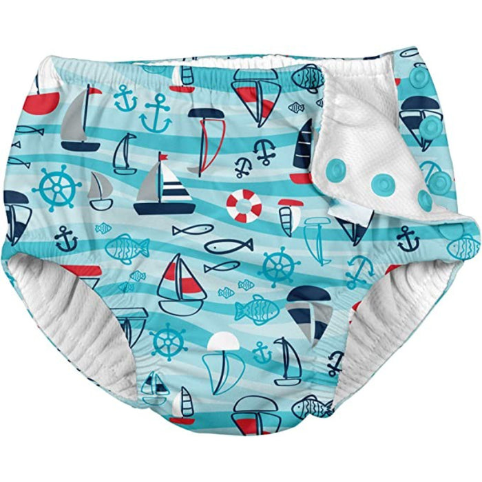 Printed Baby Reusable Absorbent Swimsuit Diaper