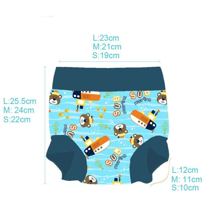 Leakproof Newborn Baby High Waist Swimming Diaper