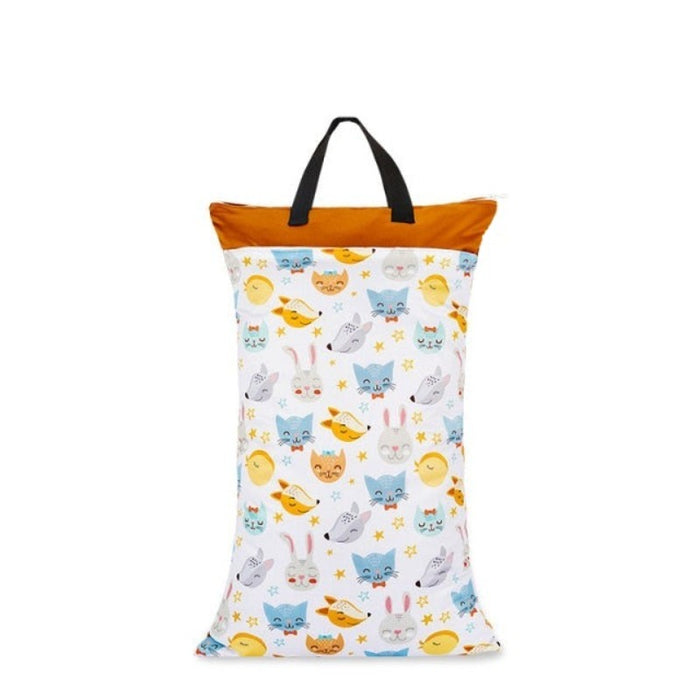 Large Reusable Wet/Dry Pail Bag For Cloth Diaper For 0 to 36 Month Old Babies