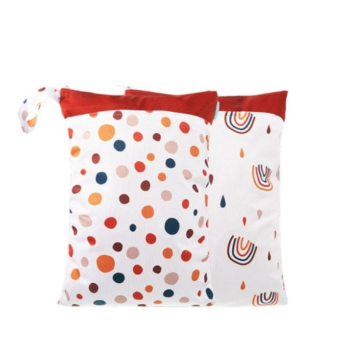 Washable Reusable Fashion Printed Wet Diaper Bag For 0 to 24 Months Old Babies