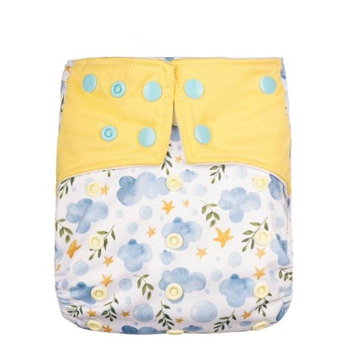 Reusable Diaper With Two Pockets For 0 to 6 Month Old Babies & Toddlers