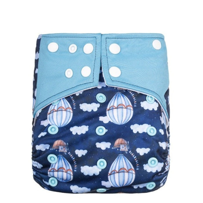 Reusable Diaper With Two Pockets For 0 to 6 Month Old Babies & Toddlers