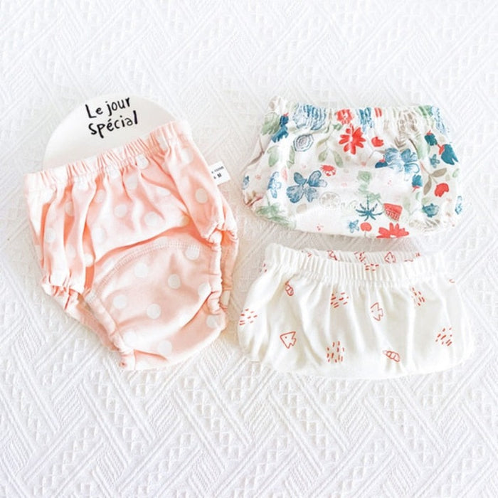 Reusable Diaper Panties With 6 Layers Nappies For 6 to 24 Months Old Babies